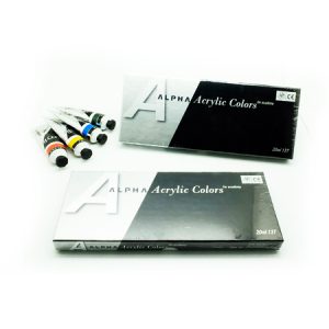 ALPHA Acrylic Color Silver srs 20ml x 13 colors ALPHA13